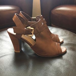 Brown Heeled Booties